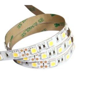 banda led smd5050 ip20 5m lumina calda 3000k 12v 60led m 144w m well