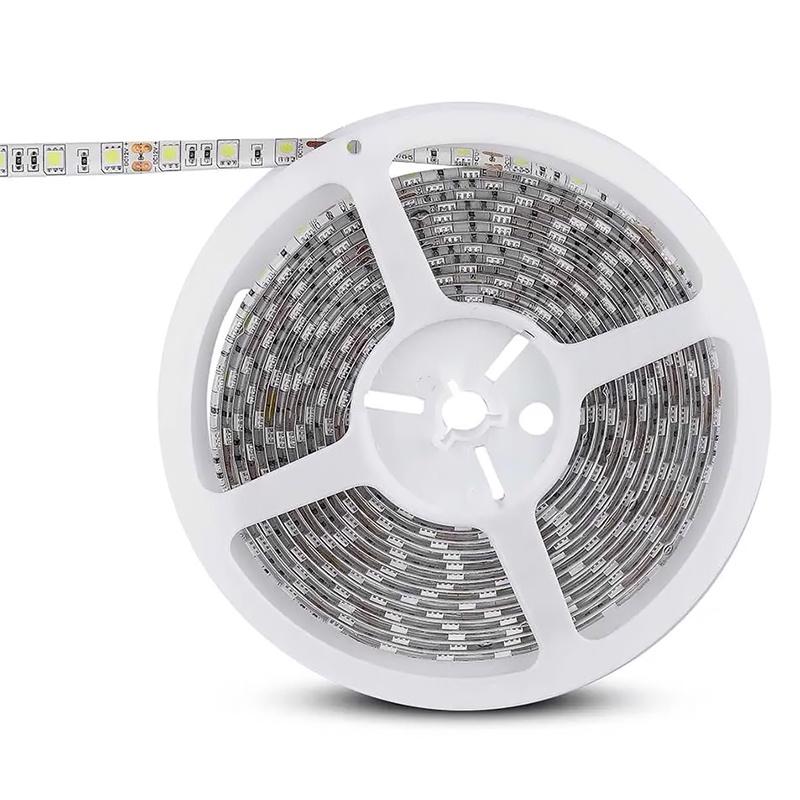 banda led smd5050 rgb 60led m 12v 7w m ip65 5m v tac 2