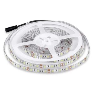 banda led smd5050 rgb 60led m 12v 7w m ip65 5m v tac