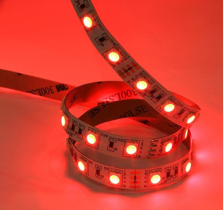banda led smd5050 rgb ip20 5m 12v 60led m 144w m well ledstrgb 5050 126010d202 5 wl 2