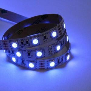banda led smd5050 rgb ip20 5m 12v 60led m 144w m well ledstrgb 5050 126010d202 5 wl