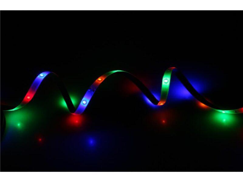 banda led well smd2835 lumina brgy 8b8r8g8y 12v 32led m 3m cu driver 6w 2