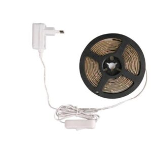 banda led well smd2835 lumina brgy 8b8r8g8y 12v 32led m 3m cu driver 6w