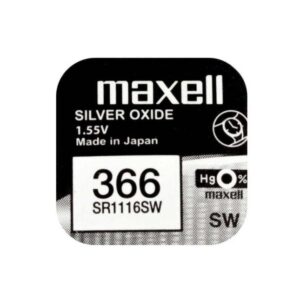 baterie ceas maxell sr1116sw v366 s35 155v oxid de argint 1buc