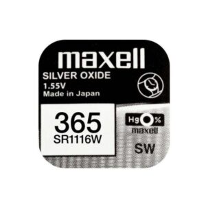 baterie ceas maxell sr1116w v365 s35 155v oxid de argint 1buc