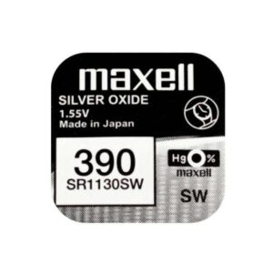 baterie ceas maxell sr1130sw v390 sr54 155v oxid de argint 1buc