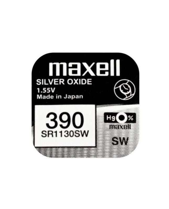baterie ceas maxell sr1130sw v390 sr54 155v oxid de argint 1buc