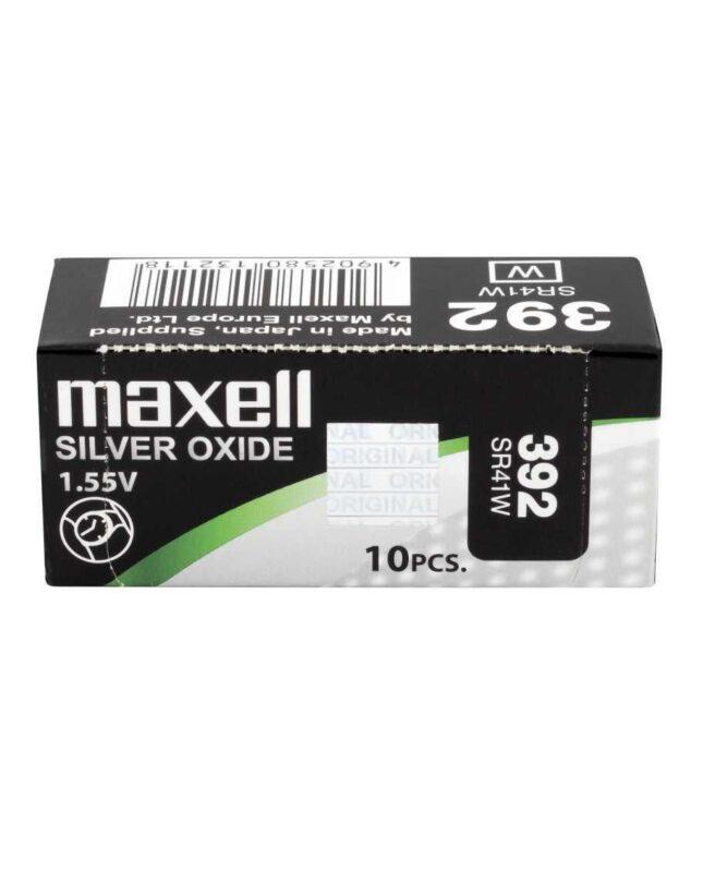 baterie ceas maxell sr41w v392 ag3 155v oxid de argint 1buc 1