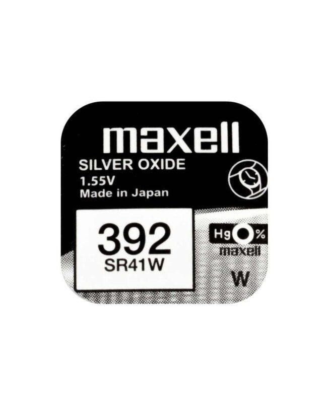 baterie ceas maxell sr41w v392 ag3 155v oxid de argint 1buc