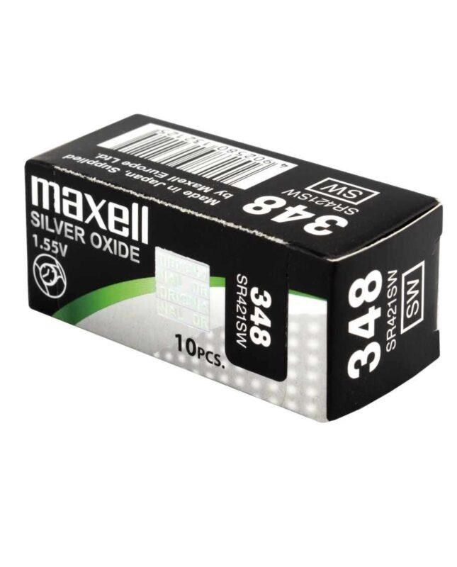 baterie ceas maxell sr421sw v348 155v oxid de argint 1buc 1