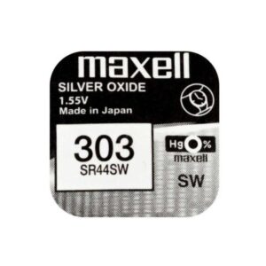 baterie ceas maxell sr44sw v303 ag13 155v oxid de argint 1buc