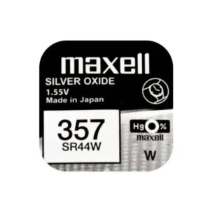 baterie ceas maxell sr44w v357 ag13 155v oxid de argint 1buc