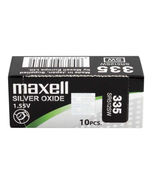 baterie ceas maxell sr512sw v335 155v oxid de argint 1buc 1