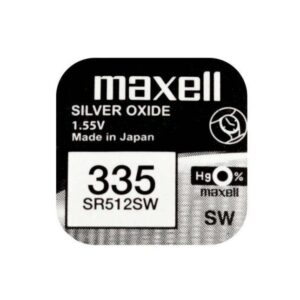 baterie ceas maxell sr512sw v335 155v oxid de argint 1buc