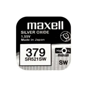 baterie ceas maxell sr521sw v379 ag0 155v oxid de argint 1buc