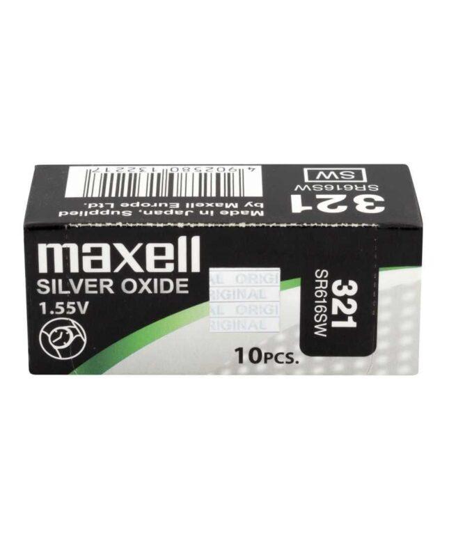 baterie ceas maxell sr616sw v321 sr65 155v oxid de argint 1buc 1