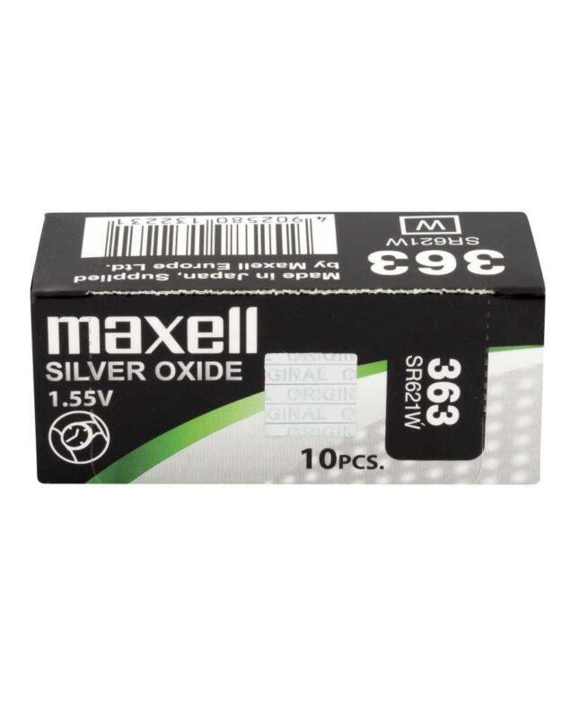 baterie ceas maxell sr621w v363 155v oxid de argint 1buc 1