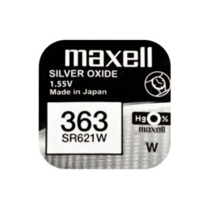 baterie ceas maxell sr621w v363 155v oxid de argint 1buc