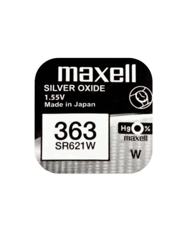 baterie ceas maxell sr621w v363 155v oxid de argint 1buc