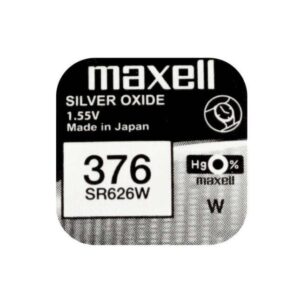 baterie ceas maxell sr626w v376 sr66 155v oxid de argint 1buc
