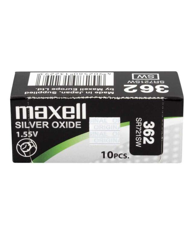 baterie ceas maxell sr721sw v362 sr58 155v oxid de argint 1buc 1