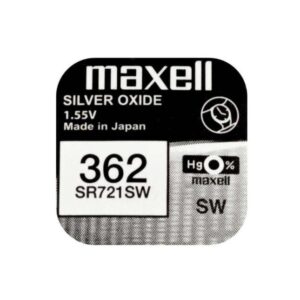 baterie ceas maxell sr721sw v362 sr58 155v oxid de argint 1buc