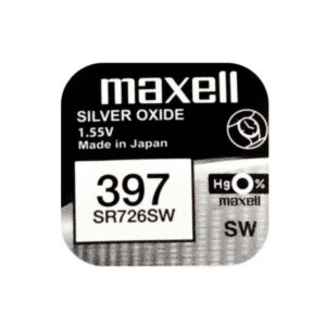 baterie ceas maxell sr726sw v397 sr59 155v oxid de argint 1buc