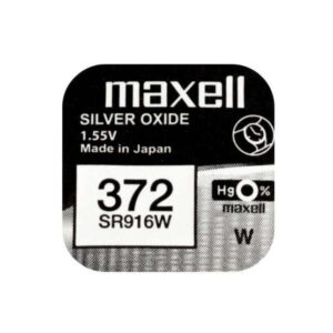 baterie ceas maxell sr916w v372 155v oxid de argint 1buc