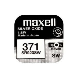 baterie ceas maxell sr920sw v371 sr69 155v oxid de argint 1buc