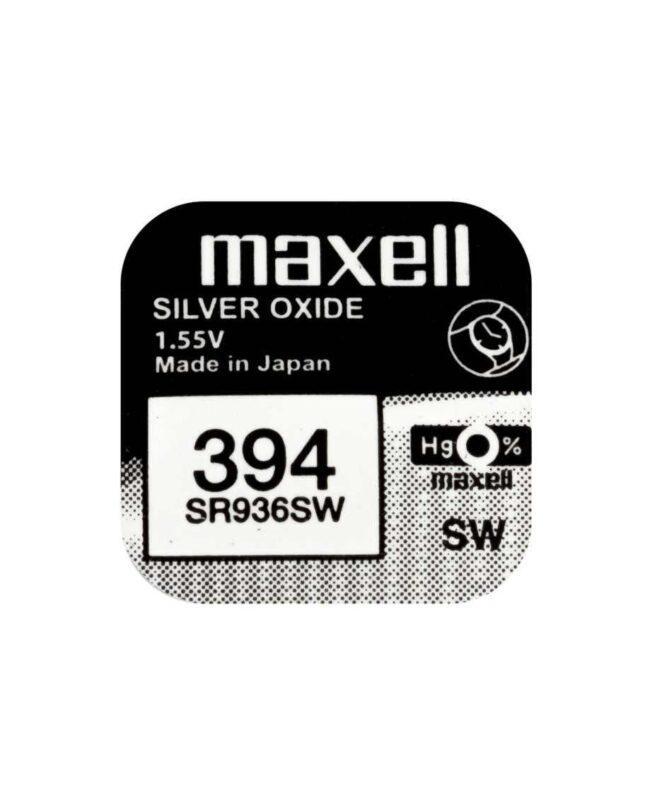 baterie ceas maxell sr936sw v394 ag9 155v oxid de argint 1buc