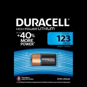 baterie duracell cr123 3v litiu 168x345mm