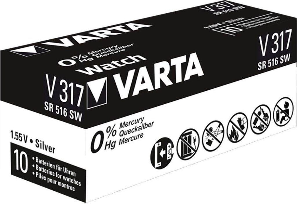 baterie v317 varta 155v 8mah silver oxide pentru ceasuri 3