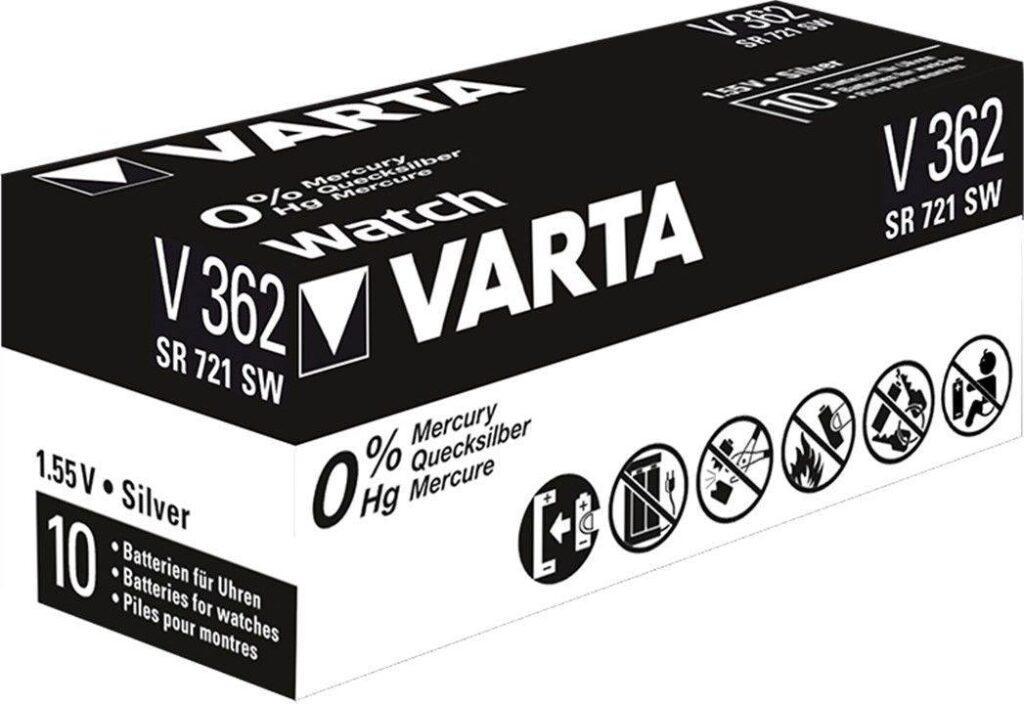 baterie varta v362 155v 21mah silver oxide pentru ceasuri 3