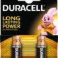 baterii alcaline aa r6 duracell basic 2buc blister