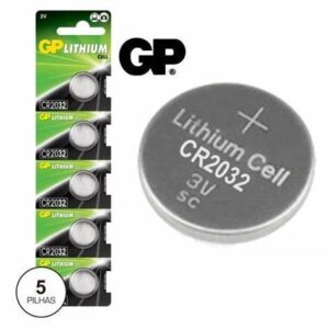 Baterii buton litiu GP CR2032 3V 220mAh 20x3.2mm 5buc/blister