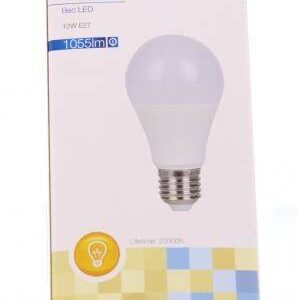 bec cu led a60 e27 12w 230v lumina calda well 1