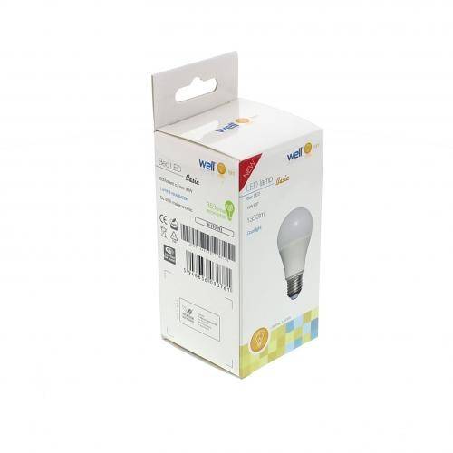 bec cu led a60 e27 15w 230v lumina rece basic well 1