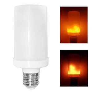 bec led 4w e27 1800k alb cald cu efest flacara v tac