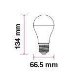 bec led a65 e27 17w 6400k alb rece chip samsung v tac 1