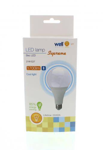 bec led a95 e27 21w 1700lm 230v 6400k lumina rece 95x168mm supreme well 1