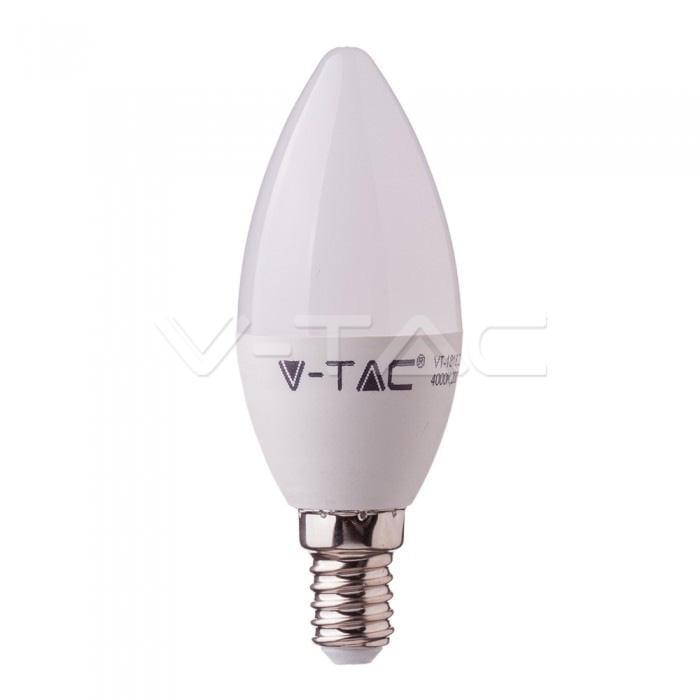 bec led e14 7w 470lm 3000k alb cald cip samsung v tac 1