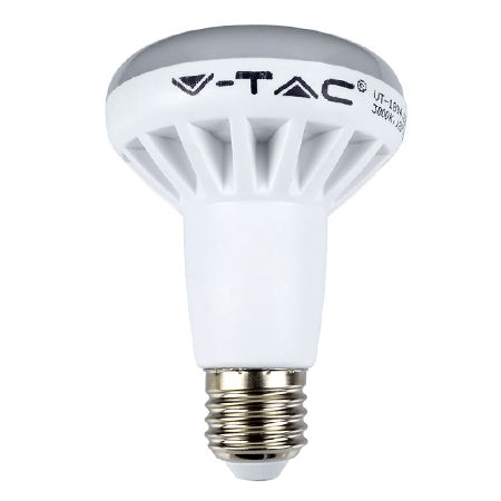bec led e27 10w r80 3000k alb cald v tac 1