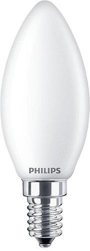 bec led filament philips lumanare b35 e14 43w 40w 470lm lumina calda 2700k 929001345355