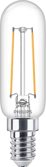 bec led filament philips t25 e14 21w 25w 250lm lumina calda 2700k 929001949055
