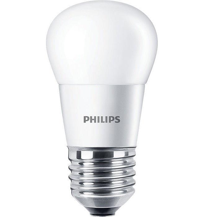 bec led philips p45 e27 55w 40w 470lm lumina calda 2700k 929001175402