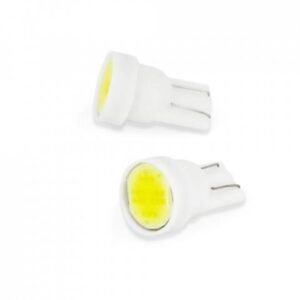 bec led pozitie 12v 1w cob 18 chipuri t10 5w5 90lm 2buc set carguard
