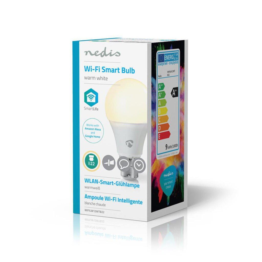 bec led smart wifi b22 9w 800lm alb cald 2700k nedis 9