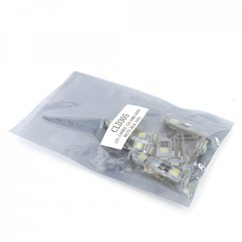 bec led t10 pozitie auto can bus smd 12v 3w 54lm carguard 1buc 1