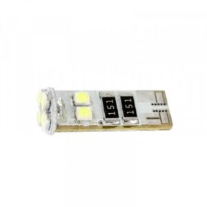 bec led t10 pozitie auto can bus smd 12v 3w 54lm carguard 1buc