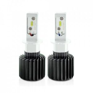 becuri far auto led h3 set 2buc 12 24v 4000lm lumina alba carguard